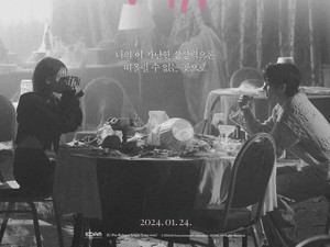 Kemunculan V BTS di Poster Comeback Love wins IU