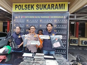 Kerap Beraksi Saat Hujan, Pelaku Curanmor di 20 TKP Ditangkap Polisi