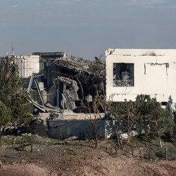 Iran Bombardir Irak, Potret Hancur Bangunan