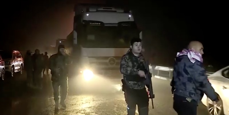 Suasana pasca serangan rudal Pengawal Iran di Erbil, Irak, Selasa (16/1/2024). (REUTRERS)