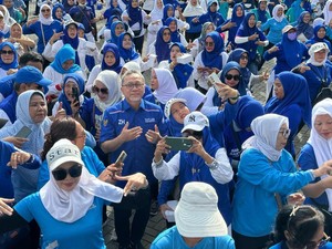 Keliling Banten, Zulhas Terus Kampanyekan PAN dan Prabowo-Gibran