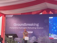 Pertamina Bangun Hydrogen Refueling Station Pertama