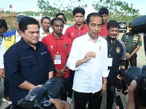 Jokowi Tinjau Pusat Pelatihan PSSI di IKN: Juni Sudah Bisa Dipakai