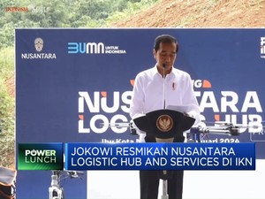 Video: Jokowi Resmikan Nusantara Logistic Hub and Services di IKN