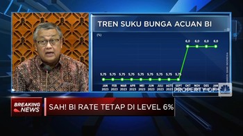 Video: Kembali Ditahan! BI Rate di Januari 2024 Tetap 6%