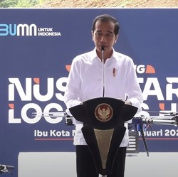 Jokowi Resmikan Pembangunan Nusantara Logistic Hub and Services di IKN