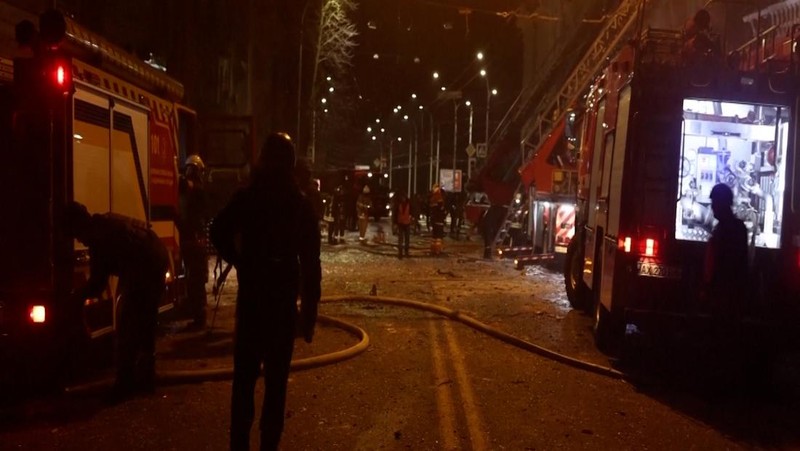 Rusia bombardir kota New York, Ukraina Timur. (AP)