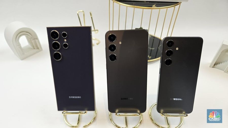 Samsung Galaxy S24 Series. (CNBC Indonesia/Intan Rakhmayanti Dewi)