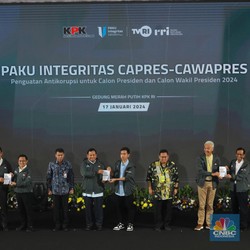 Aksi Capres-Cawapres RI Adu Gagasan Komitmen Anti Korupsi