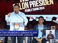 Video: TKN Prabowo-Gibran Klaim Dapat Dukungan Dari Jokowi