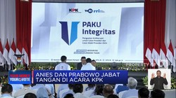 Video: Anies dan Prabowo Jabat Tangan di Acara KPK