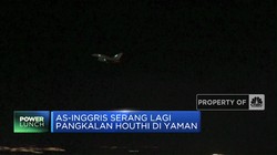 Video: AS-Inggris Serang Lagi Pangkalan Houthi di Yaman