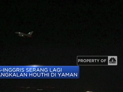 Video: AS-Inggris Serang Lagi Pangkalan Houthi di Yaman