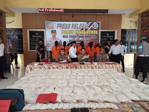 2 Pria di Kalsel Hendak Selundupkan 70 Kg Narkoba Jenis Zenith Ditangkap