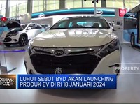 Mobil Listrik BYD Resmi Launching Hari Ini, RI Percepat Adopsi EV