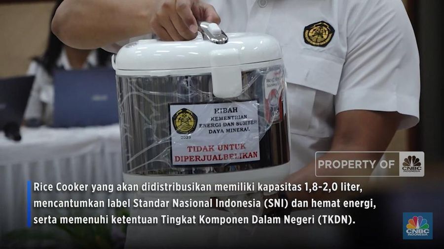 Cek! Penampakan Rice Cooker Hibah dari Pemerintah