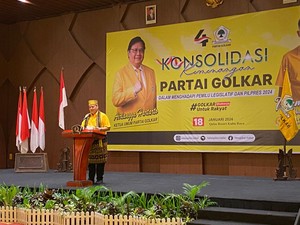 Konsolidasi di Kalbar, Airlangga Tekankan Prabowo-Gibran Menang 1 Putaran