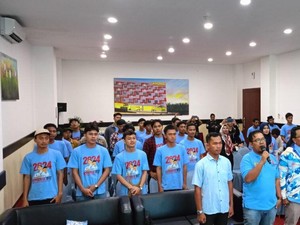 Relawan Bergerak 1912 Papua Barat Daya Deklarasi Dukung Prabowo-Gibran