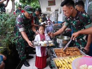Bantu Cegah Stunting, TNI Gencarkan Program Dapur Masuk Sekolah