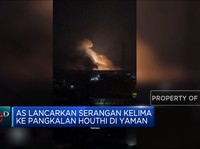 Video: AS Lancarkan Serangan Kelima ke Pangkalan Houthi