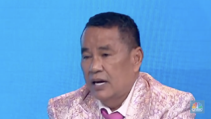 Pengacara Kondang, Hotman Paris Hutapea. (Tangkapan layar CNBC Indonesia TV)