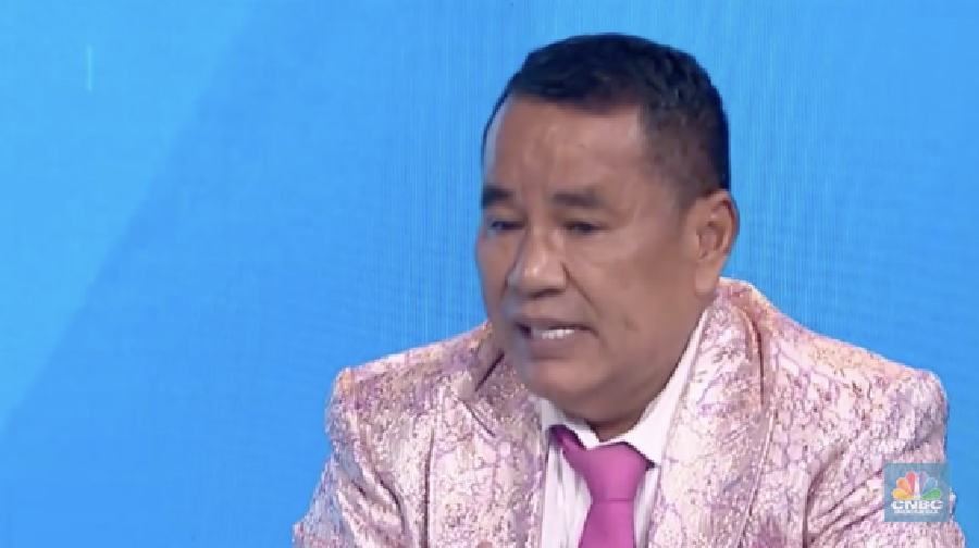Pengacara Kondang, Hotman Paris Hutapea. (Tangkapan layar CNBC Indonesia TV)