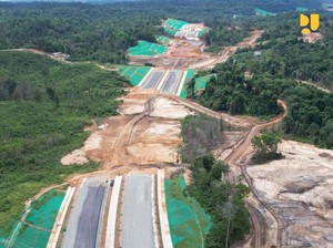 Kementerian PUPR Sudah Bangun 83 Km Jalan di IKN, Masih Kurang 143 Km Lagi