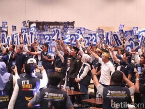 Rudianto Lallo Lantik 2.022 Relawan Anak Rakyat di Makassar untuk Awasi TPS
