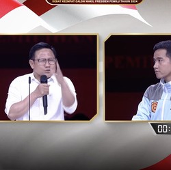 Saling Sindir Cak Imin Vs Gibran di Debat Cawapres, Penonton Heboh