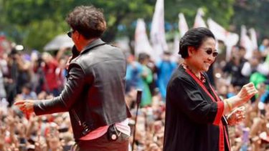 Kampanye Ganjar, Slank ajak Megawati Joget. (Dok TPN Ganjar-Mahfud)