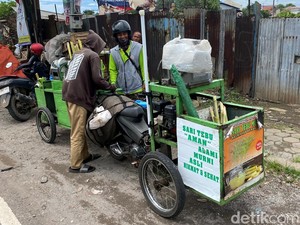 Cuan Manis Nanang si Penjual Es Tebu yang Sehari Dapat Ratusan Ribu