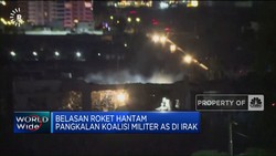 Video: Belasan Roket Hantam Pangkalan Koalisi Militer AS Di Irak