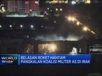 Video: Belasan Roket Hantam Pangkalan Koalisi Militer AS Di Irak