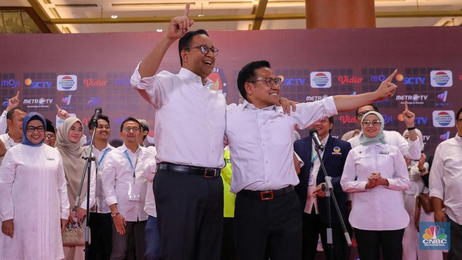 Debat Cawapres ke 4 di JCC, Senayan, Jakarta, 22/1. (CNBC Indonesia/Muhammad Sabki)
