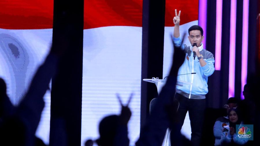 Cawapres no 2 Gibran Rakabuming Raka. (վ/Muhamad Sabki)