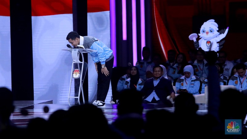 Cawapres no 2 Gibran Rakabuming Raka. (CNBC Indonesia/Muhamad Sabki)