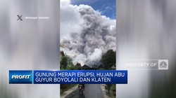 Video: Gunung Merapi Erupsi, Hujan Abu Guyur Boyolali dan Klaten