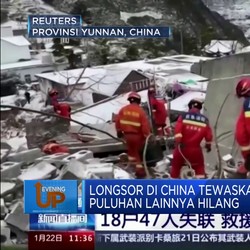 Video: Longsor di China Tewaskan 2 Orang, Puluhan Lainnya Hilang