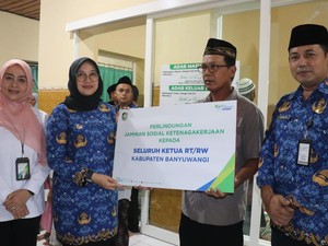 Pemkab Banyuwangi Daftarkan 13 Ribu Ketua RT/RW Ikut BPJS Ketenagakerjaan