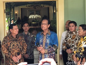 Obrolan Sejam Prabowo-Gibran saat Sowan ke Sri Sultan HB X