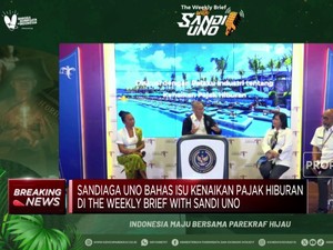 Video: Sandiaga Uno Buka Suara Soal Kontroversi Kenaikan Pajak Hiburan