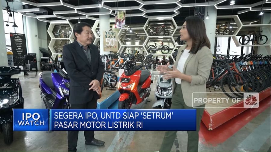 Segera IPO, UNTD Siap 'Setrum' Pasar Motor Listrik Indonesia (CNBC Indonesia TV)