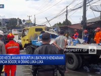Video: 14 Orang Korban Kecelakaan Beruntun di Puncak Bogor