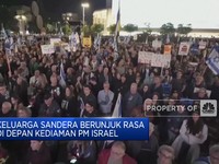 Video: Keluarga Sandera Berunjuk Rasa di Depan Kediaman PM Israel