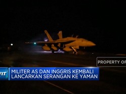 Video: Militer AS dan Inggris Kembali Lancarkan Serangan ke Yaman