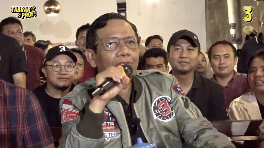 Mahfud MD dalam acara Tabrak Prof! Semarang (Tangkapan layar Youtube Mahfud MD Official)