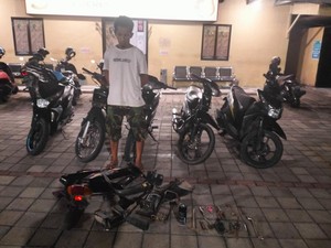 Spesialis Curanmor di 3 TKP Ditangkap, 4 Orang Penadah Turut Dibekuk