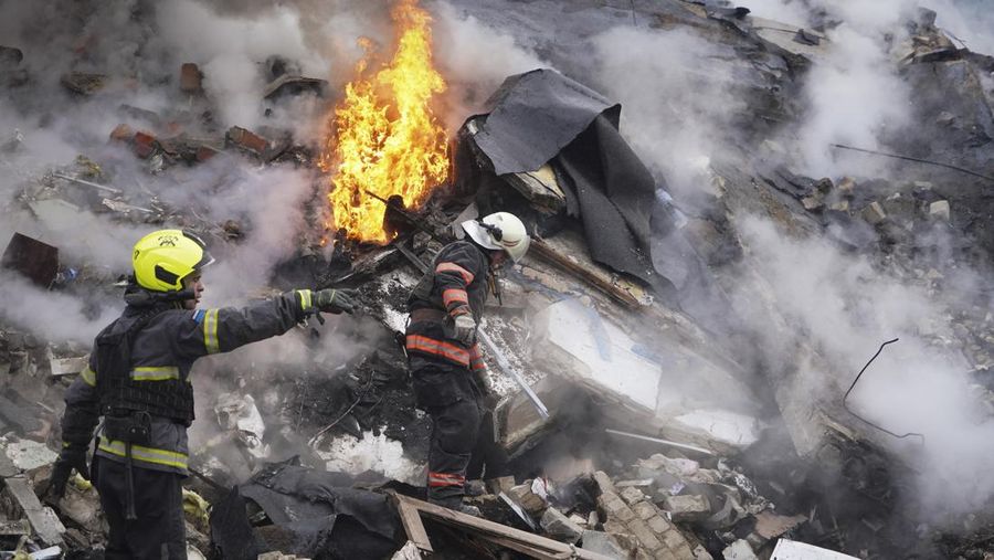 Suasana Moscow di serang drone (REUTERS/MAXIM SHEMETOV)