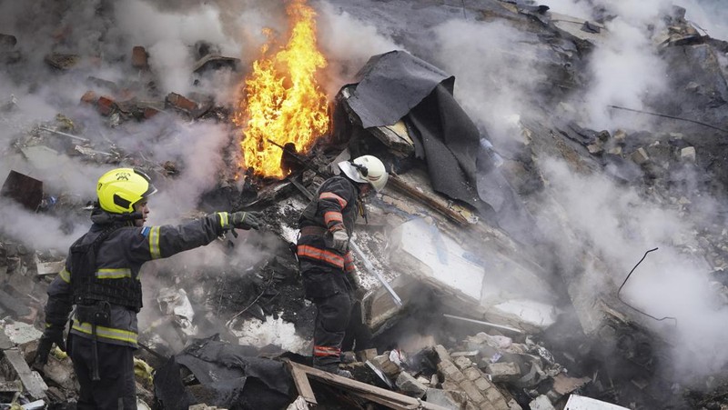 Suasana Moscow di serang drone (REUTERS/MAXIM SHEMETOV)