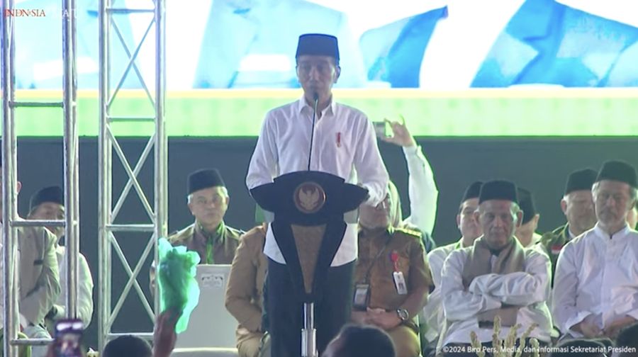 Sambutan Presiden Jokowi pada Apel Santri dan Pelajar Emas 2045, Wonosobo, 22 Januari 2024